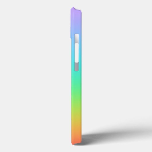 Benutzerdefinierte Regenbogenfarben Case-Mate iPhone Hülle (Rückseite / Links)