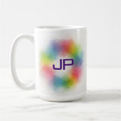 Benutzerdefinierte Regenbogenfarben Farbenfrohe Ab Kaffeetasse (Links)