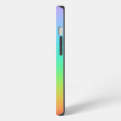 Benutzerdefinierte Regenbogenfarben iPhone Hülle (Linke Seite)
