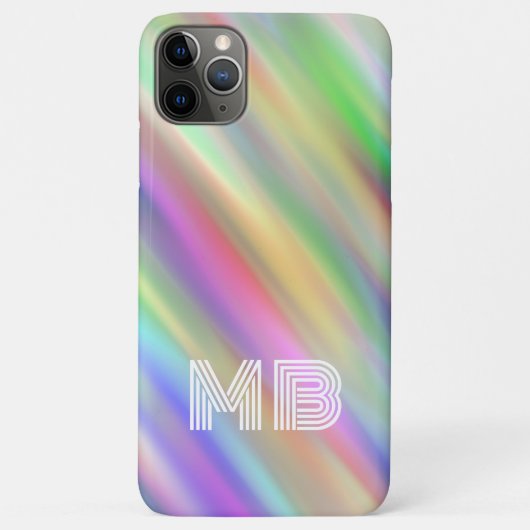 Benutzerdefinierte Regenbogenfarben Streifen Gefär Case-Mate iPhone Hülle (Rückseite)