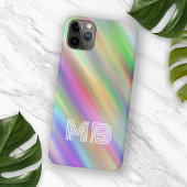 Benutzerdefinierte Regenbogenfarben Streifen Gefär Case-Mate iPhone Hülle