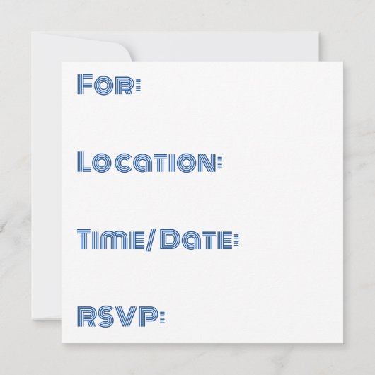 Benutzerdefinierte Regenbogenflächen Einladung (Rückseite)