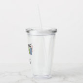 Benutzerdefinierte registrierte Diätitin mehrfarbi Acryltrinkbecher (Links)