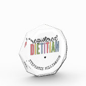 Benutzerdefinierte registrierte Diätitin mehrfarbi Fotoblock (Links)