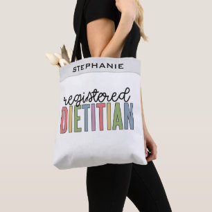 Benutzerdefinierte registrierte Diätitin mehrfarbi Tasche