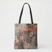 Benutzerdefinierte Retro-Boho-Braun-Terrakotta-Max Tasche (Vorderseite)