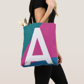 Benutzerdefinierte Retro-Farbblock-Monogramm-Tasch Tasche (Von Nahem)
