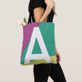 Benutzerdefinierte Retro-Farbblock-Monogramm-Tasch Tasche (Von Nahem)