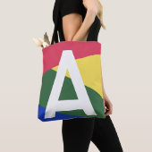 Benutzerdefinierte Retro-Farbblock-Monogramm-Tasch Tasche (Von Nahem)