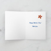 Benutzerdefinierte Retro-Imitate verleihen Muttert Karte (Innenseite)