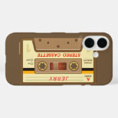 Benutzerdefinierte Retro-Kassette Case-Mate iPhone Hülle (Rückseite (Horizontal))