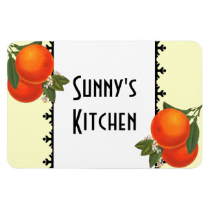 Benutzerdefinierte Retro-Kisten-Kunst Orangen Magn Magnet