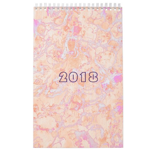 Benutzerdefinierte Retro-Marmor-Kunst Kalender (Titelbild)