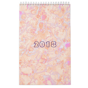Benutzerdefinierte Retro-Marmor-Kunst Kalender