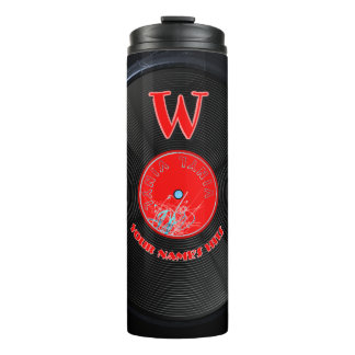 Benutzerdefinierte Retro-Vinyl-Schallplatte Thermosbecher