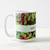 Benutzerdefinierte Rhododendron-Blüte Kaffeetasse (Links)