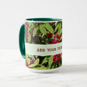 Benutzerdefinierte Rhododendron-Blüte Tasse (Vorderseite Links)