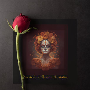 Benutzerdefinierte Ringelblume Catrina Día de los