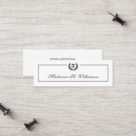 Benutzerdefinierte RN Nursing School Abschluss Nam Telefonnummerkarte (Vorderseite/Rückseite Beispiel)