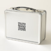 Benutzerdefinierte, robuste Lunchbox - Name und QR (Rückseite)
