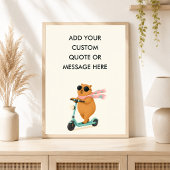 Benutzerdefinierte Roller Capybar - Erstellen Sie Poster