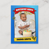 Benutzerdefinierte Rookie-Handelskarte, Geburtstag Telefonnummerkarte (Vorderseite)