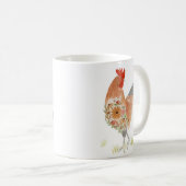 Benutzerdefinierte Rooster-Tasse Kaffeetasse (VorderseiteRechts)