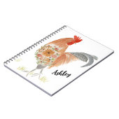 Benutzerdefinierte Roosterfarbe Notizblock (Linke Seite)