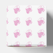 Benutzerdefinierte rosa Herz-Bevorzugungsfelder Geschenkschachtel (Oben)