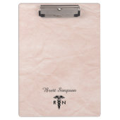 Benutzerdefinierte rosa Krankenschwester Klemmbrett (Vorderseite)