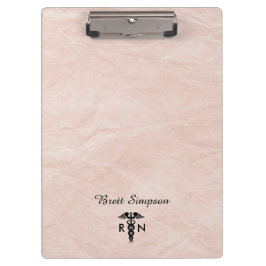 Benutzerdefinierte rosa Krankenschwester Klemmbrett