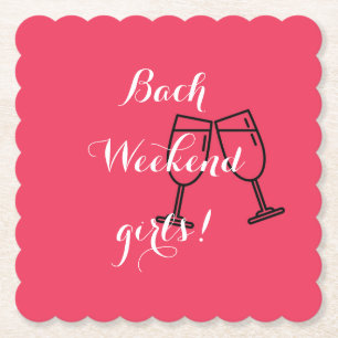 benutzerdefinierte rosa Papierservietten für Jungg Untersetzer