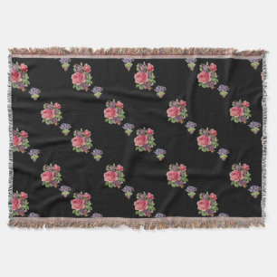 Benutzerdefinierte rosa Rosen, violette Veilchen S Decke
