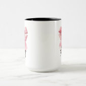 Benutzerdefinierte rosa Schleife Kaffeetasse Gebur (Zentrum)