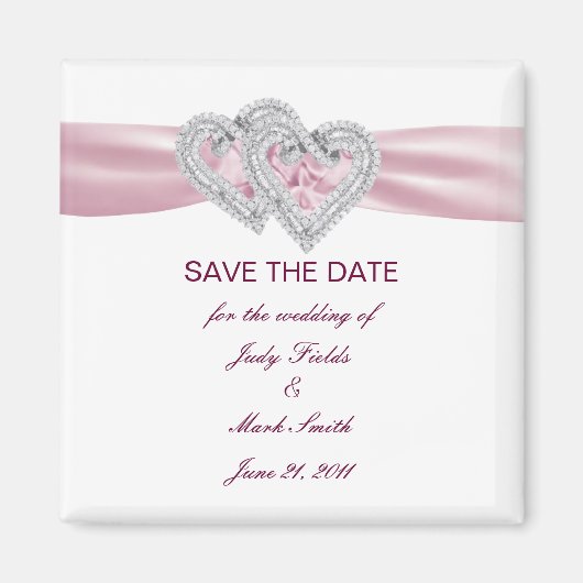 Benutzerdefinierte rosa Spalten speichern Sie das  Magnet (Vorne)