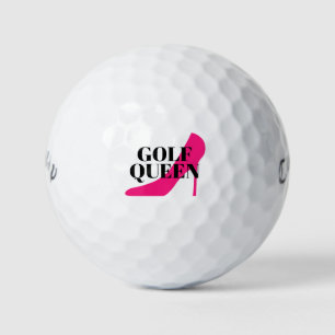Benutzerdefinierte rosa Stiletto Golf Königin Call Golfball
