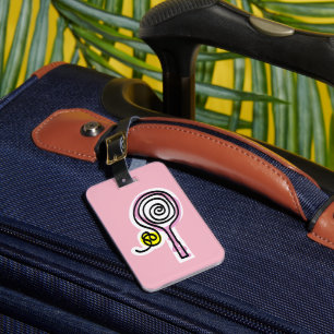 Benutzerdefinierte rosa Tennisschläger-Reisegepäck Gepäckanhänger