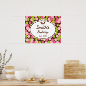 Benutzerdefinierte rosa und Limone Printmedien für Poster (Küche)