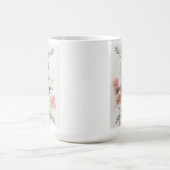 Benutzerdefinierte rosafarbene Blume "Ein Geschenk Kaffeetasse (Mittel)