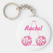 Benutzerdefinierte rosafarbene Schlüsselkette Schlüsselanhänger (Vorne)