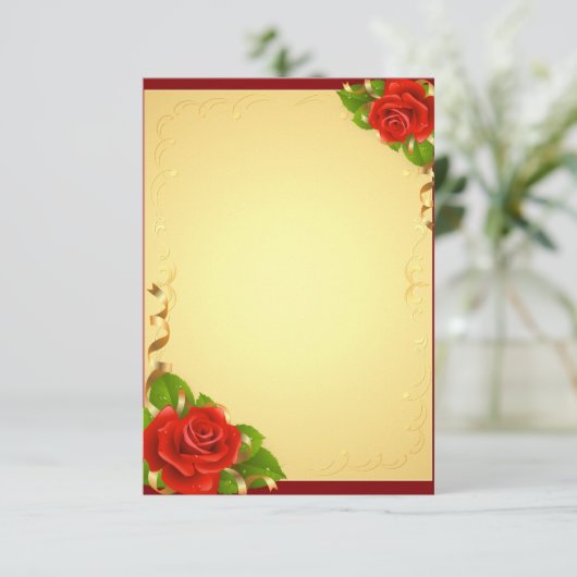 Benutzerdefinierte Rose (Stehend Vorderseite)