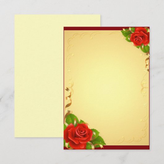 Benutzerdefinierte Rose (Vorne/Hinten)