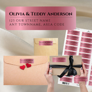 Benutzerdefinierte ROSE GOLD Foil Look Elegante Er