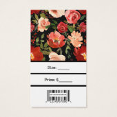Benutzerdefinierte Rose mit Bar Code-Preismarken (Rückseite)