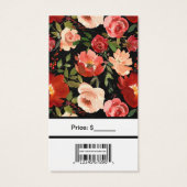 Benutzerdefinierte Rose mit Bar Code-Preismarken (Rückseite)