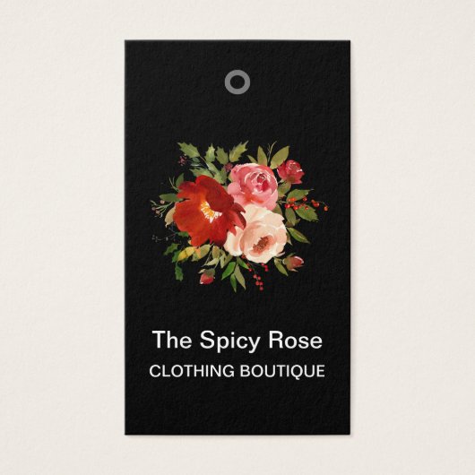 Benutzerdefinierte Rose mit Bar Code-Preismarken (Vorderseite)