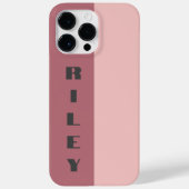 Benutzerdefinierte Rose mit zwei Farbblöcken Gold  Case-Mate iPhone Hülle (Rückseite)