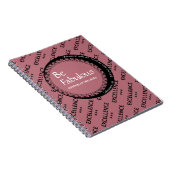 Benutzerdefinierte Rose rosa FABULOUS Motivierend Notizblock (Rechte Seite)