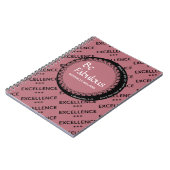 Benutzerdefinierte Rose rosa FABULOUS Motivierend Notizblock (Linke Seite)