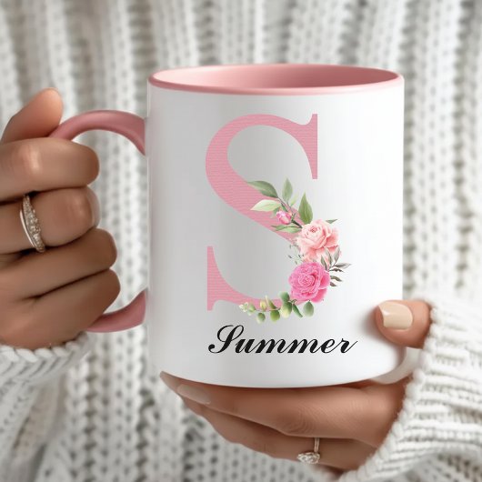 Benutzerdefinierte Rosen Blumen-Tasse Muttertagsge Tasse
